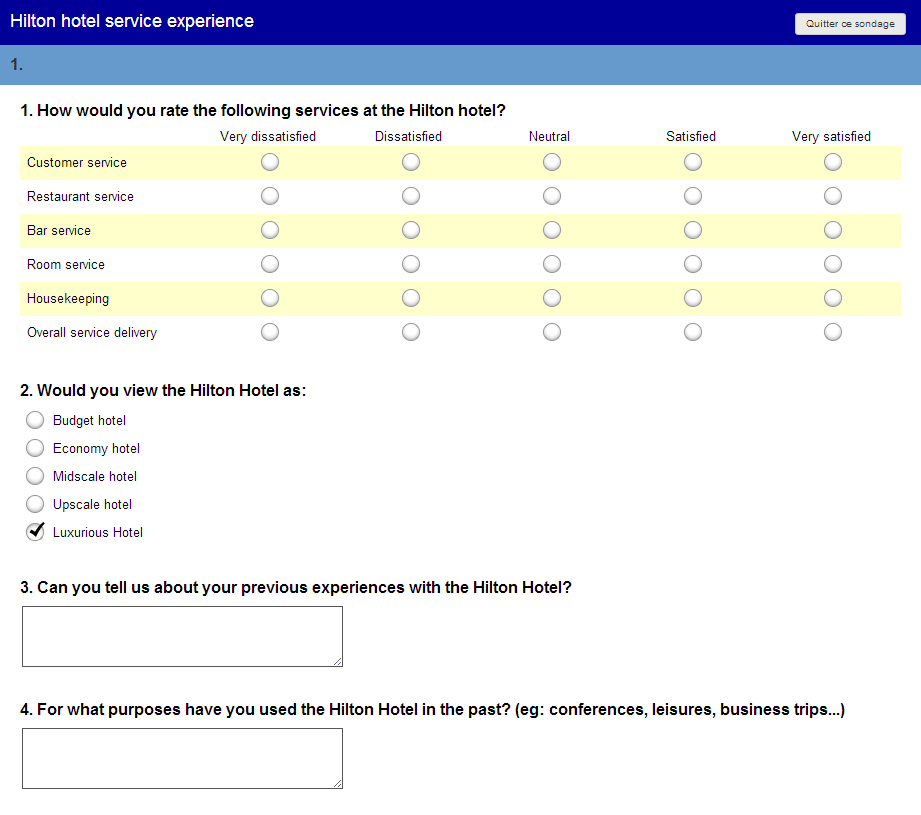 Customer Service Feedback Template Sample Survey Questions How 2 Earn